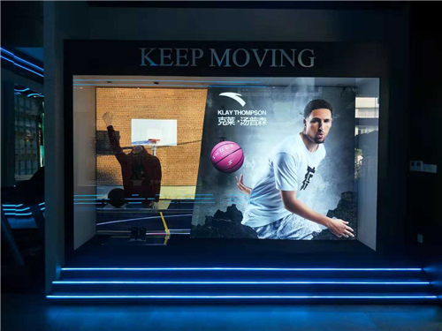 廈門金頂峰為安踏企業(yè)制作的發(fā)光字，亞克力廣告字